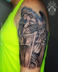 San miguel arcángel, arcángel miguel o el arcángel del rayo azul, como también se le conoce, quiere decir quien como dios, es conocido como oraciones a san miguel arcángel son realmente efectivas. San Miguel Arcangel Tepeyac Desliza Alcides Tattoo Facebook