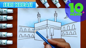 Gambar mewarnai kaligrafi islami gambar mewarnai kaligrafi. Cara Mewarnai Gambar Kabah Kartun Anak Islami Jamal Laeli Youtube