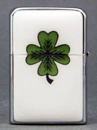 Ronson Zippo Lucky Charm Clover Lighter Shamrock Zippo Cool Lighters Zippo Lighter