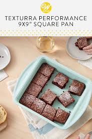 Texturra Performance Non Stick Bakeware Square Pan 9 X 9 Inch Delicious Brownies Homemade Cheesecake Gourmet Recipes