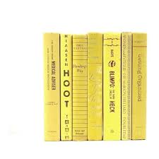 Yellow Decorative Books Yellow Book Set Lemon Yellow Book Collection Yellow Book Decor Yellow Wedding Deco Hufflepuff Aesthetic Book Decor Yellow Aesthetic