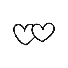 Two Heart Icons Instagram Icons Heart Icons Insta Icon