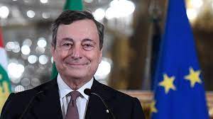 An ecb spokesman said that draghi will focus on the theme of the. Mario Draghi Sworn In As Italy S New Prime Minister Bbc News