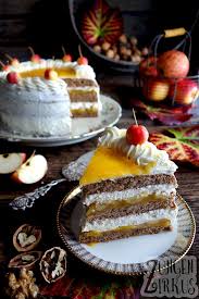 Apfel Walnusstorte Mit Schlagsahne Zungenzirkus Kuchen Und Torten Kuchen Und Torten Rezepte Walnusstorte