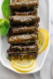 Heat a large saucepan over medium heat, add 1/3 of the olive oil and the chopped onions. Lebanese Stuffed Grape Leaves Feelgoodfoodie