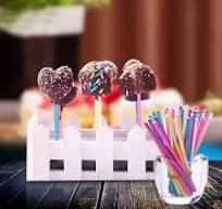 200-Pack 6-Inch Lollipop Sticks For Cake Pops, Candy Making, Chocolate -  Food Grade Paper, Biodegradable