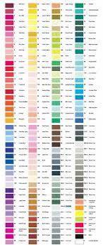 Print Copic Color Chart Complete Color Chart Color Ideas