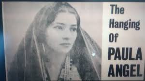In 1861, Pablita Sandoval, aka, Paula Angel, age 19, is hanged -twice- for  murdering her boyfriend. The first hanging, Sheriff Antonio Abad Herrera  did not tie her hands. Angel gripped the noose,