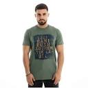 تیشرت طرح دار سبز مردانه کانی راش - فروشگاه اینترنتی چیبو کالا