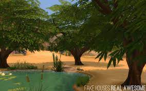 Fake Houses | Real Awesome — No-Fade Trees and Streetlamps This mod  includes...