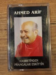Hasretinden prangalar eskittim der iken; Ahmed Arif Hasretinden Prangalar Eskittim Kaset Kendi Sesinden 13 Siir Efemera Kitantik 230190500054