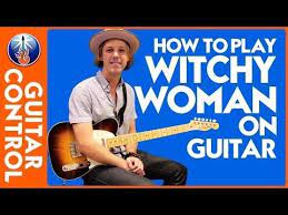 How To Play Witchy Woman On Guitar Eagles Song Lesson Guitar Control Youtube Eagles Songs Guitar Songs Songs
