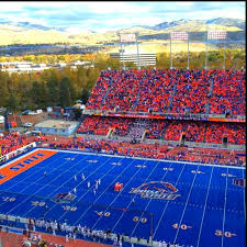 michael goes to boise state university the broncos are very