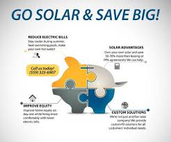 Go Solar Save Electricity Clovis Fresno Custom Solar Systems Solar Energy Diy Advantages Of Solar Energy Solar Power Energy