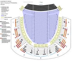 kimmel center seating chart theatre in philly