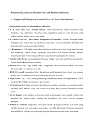 Agar lebih memahami apa arti budaya, maka kita dapat merujuk pada pendapat beberapa ahli berikut ini menurut ralph linton, pengertian budaya adalah segala pengetahuan, pola pikir, perilaku, ataupun sikap yang menjadi kebiasaan masyarakat dimana. Pengertian Kebudayaan Menurut Para Ahli Barat Dan Indonesia
