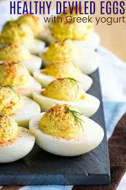 No Mayo Deviled Eggs With Greek Yogurt Cupcakes Kale Chips Recipe In 2020 Greek Yogurt Deviled Eggs Picnic Foods Picnic Food