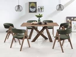 Check spelling or type a new query. Gaudi 7pce Dining Set Rustic Hardwood Table Green Chairs On Sale