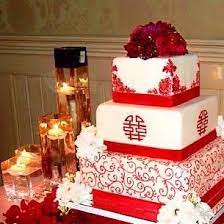 Pin By Thiep Cuoi Cali On Food And Drinks Wedding Cake Red Wedding Cake Chinese Themed Wedding Cakes