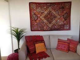 Created by the mix of different cultures, this style has come to the liking of designers and decorators around the world because of its unpredictability. Moroccan Tapestry Wall Hangings Photo Dorm Tapestry Wall Tapestry Room Tapestry