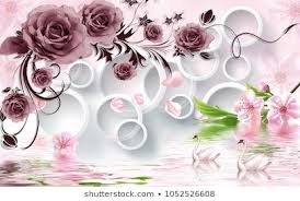 Home latest wallpapers top wallpapers random wallpapers tag cloud contact. Rose Flowers On 3d White Circle Background With Duck Wallpaper For Walls Pink Wallpaper Backgrounds Pink Wallpaper Best Flower Wallpaper