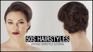 Fifties rockabilly style wasn't complete without pompadour hair. How To Do 50s Hairstyle Vintage Hairstyle Tutorial Youtube