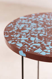 Exploring The Terrazzo Trend In 2020 Terrazzo Side Table Resin Table Top