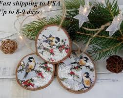 Set Of 3 Rustic Wooden Christmas Trees Xmas Wood Tree Decoration For Holiday Season Christmas Holiday Gift And Present Rustic Christmas Wooden Christmas Ornaments Rustic Christmas Ornaments Christmas Wood