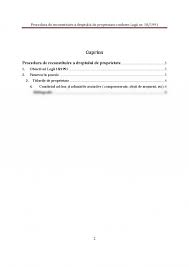 18/1991 din 19 februarie 1991 *** republicadă legea fondului funciar. Referat Procedura De Reconstituire A Dreptului De Proprietate Conform Legii Nr 18 Pe 1991 311013 Graduo