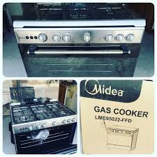 For Sale Oven Midea Gas Cooker Model Lme950022 Ffd New Price 135 Bd للبيع فرن غاز ماركة Midea 5 جول جديد السعر 135 Bd Wall Oven Cooker Gas Cooker