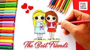 Como Dibujar Dos Mejores Amigas How To Draw Two Cute Best Friends Forever Youtube El estilo kawaii es un arte que nacio en japon en los anos 70. como dibujar dos mejores amigas how to draw two cute best friends forever