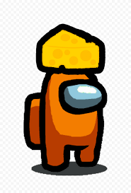 Hd Cheese Hat Orange Among Us Character Png Character Png Orange