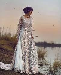 Pakistani Bridal Dress Silver Blue Simple Elegant Beautiful Embroidery Work Indian Wedding Dress Pakistani Bridal Dresses Pakistani Bridal Wear