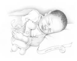 I Draw For Families Who Have Suffered An Early Loss Baby Drawing Baby Loss Art Baby Illustration