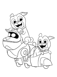 This coloring page features four main characters of the puppy dog pals series rolly bingo hissy and arf. Puppy Dog Coloring Pages From The Thousands Of Images Online About Puppy Dog Coloring Pa Puppy Dog Pals Coloring Pages Dog Coloring Page Puppy Coloring Pages