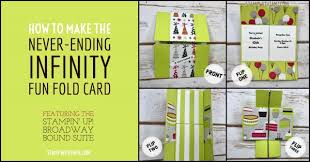 I am making this infinity card on mothers day theme for my mother and for a craft enthusiast like me, i feel pretty excited to express my love for my in this never ending card video tutorial, i will show you how to make a handmade greeting card famously known as infinity card aka endless card which. Online Video Class Never Ending Infinity Fun Fold Card Class Stampin Up Demonstrator Tami White Stamping Crafting Card Making