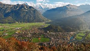 On the aar river linking nearby lake thun and lake brienz, and in the shade of magnificent alpine . Grindelwald Interlaken
