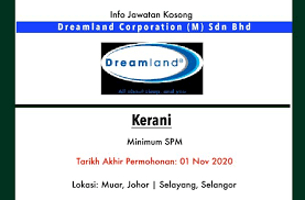 Peluang pekerjaan selayang, gombak dan batu caves. Info Jawatan Kosong Terkini Dreamland Corporation M Sdn Bhd Jawatan Kosong Terkini