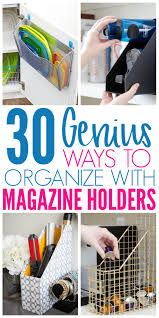 Check out our storage ideas selection for the very best in unique or custom, handmade pieces from our boxes there are 14428 storage ideas for sale on etsy, and they cost us$ 28.98 on average. 30 Clever Ways To Organize With Magazine Holders Organization Obsessed