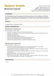 People are always bragging about granite tops, granite bar tables, and granite home accents like trim and accessories. Maintenance Carpenter Resume Samples Qwikresume