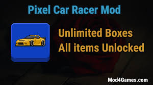 Get on your motorcycle and whizz at top speed through traffic. Pixel Car Racer Mod Unlimited Boxes All Items Unlocked Mod4games Com