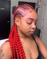 4693353811 Male Braider Dtx On Instagram Did I Mention Red My Favorite Color African Braids Hairstyles Braided Hairstyles Natural Hair Styles