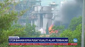 Hansol knm greentech sdn bhd. Buletin Tv3 Stor Bahan Kimia Pusat Kualiti Alam Terbakar Facebook