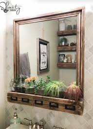 When people think of a two way mirror, i feel like the first things to come to mind are either horror movies or interrogation rooms. Diy Farmhouse Mirrors You Will Want To See Your Reflection In The Cottage Market