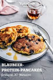 Blaubeer Protein Pancakes Rezept Rezepte Proteinreiche Rezepte Schnelle Mahlzeiten