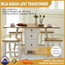 Most amazing chinese wooden bed design with farnichar dizain photo & video | main plywood bed designthe master bedroom should act as a sanctuary from the out. Jual Meja Makan Lipat Transformer Design Modern Furniture Meja Makan Jakarta Barat Fauziadisanyoto Tokopedia