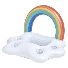 Porte Verres Gonflable Design Arc En Ciel Accessoires De Piscine Piscine Et Spa Jardin Et Plein Air Gifi