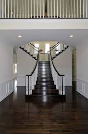 For the david darling album, see dark wood. Sanding And Staining Wood Floors With Traditional Staircase And Butterfly Stair Case Chandelier Dark Wood Dark Wood Stairs T Staircase Wainscoting White And Wood Wood Floor Wood Railing Wood Stairs Finefurnished Com