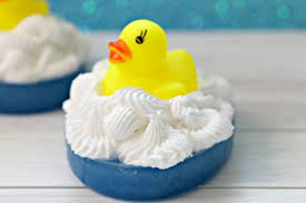 I like this rubber duck for decorations: Rubber Ducky Soap Tutorial For Kids Who Love Sesame Street