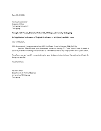 Are you looking for letter to withdraw employment offer? Request Letter To Withdraw Original Certificate